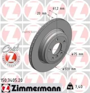 ���� ����. ����. ������. [320x20] COAT Z BMW 520, 520D, 523, 525, 530, 630 12/02- 150340520 ����
