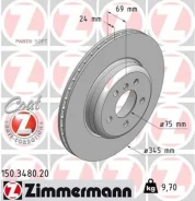 ���� ��������� ����. 345x24/69-5x120 BMW F10/F11/F07/F12/F06/F02 09-18 150348020 ����