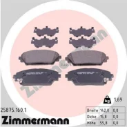 ������� �������� �����. 142x56x16 Mazda 3 1.5/2.0/2.2D 13 258751601 ����