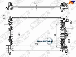 �������� Chevrolet Aveo 11-15 / Opel Mokka 12-19 SAT CV0011-1 CV00111 ����