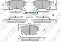 ������� ��������� (�����) Ford Transit 06-14 SAT ST-1819638, ������ ST1819638 ����