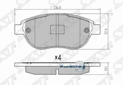 ������� ��������� (�������) Citroen Berlingo 96-22 / C3 01-06 SAT ST-425235, �������� ST425235 ����