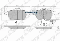 ������� ��������� (�������) Audi A4 99-09 / A6 94-10 SAT ST-4B0 698 151 AF, �������� ST4B0698151AF ����