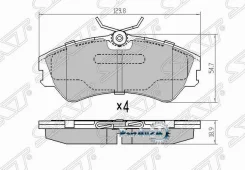 ������� ��������� (�������) Volkswagen Transporter 90-03 SAT ST-701698151, �������� ST701698151 ����