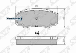 ������� ��������� (�����) Peugeot Boxer 06-14 / Citroen Jumper 94-14 SAT ST-77362274, ������ ST77362274 ����