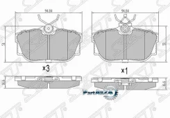 ������� ��������� (�����) Volkswagen Transporter 90-03 SAT ST-7D0698451G, ������ ST7D0698451G ����