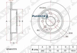 ���� ��������� (���) Opel Astra 98-15 / Astra Family 11-14 SAT ST-9117771 ST9117771 ����