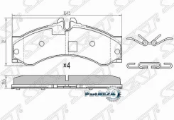 ������� ��������� (�������) Mercedes-Benz Sprinter 95-18 / Sprinter classic RUS 13-18 SAT ST-A0044201520, �������� STA0044201520 ����