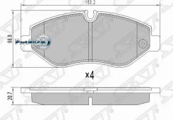 ������� ��������� (�������) Mercedes-Benz Sprinter 06-18 / V-Class 14-20 SAT ST-A0044208320, �������� STA0044208320 ����