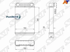 �������� ��������� ������ Chevrolet Aveo 11-15 / Cobalt 13- SAT ST-CVA6-395-0 STCVA63950 ����