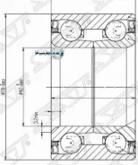 ��������� �������� ������� Ford Escape 00-12 / Maverick 00-07 SAT ST-EC01-33-048 STEC0133048 ����