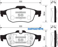   .! Renault Latitude 2.0 16V/2.0DCI 10 Sangsin Brake SP1396 SP1396 SP1396 