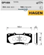 ������� ��������� Toyota Hilux 05- �������� Sangsin Brake GP1484 GP1484 ����