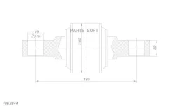 ����������� ���������� ���� ��� �������� 85*130*19 �� Rostar 1805544 1805544 ����