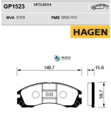 ������� ��������� �������� Sangsin Brake GP1523 GP1523 ����