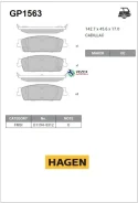 ������� ��������� Cadilac/Chevrolet Escalade/Tahoe 06- ����. Sangsin Brake GP1563 GP1563 ����