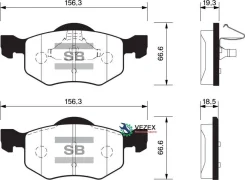 ������� ���������, �������� FORD Maverick II (2000-2010), Mazda Tribute I (2000-2008) Sangsin Brake SP1519 SP1519 ����