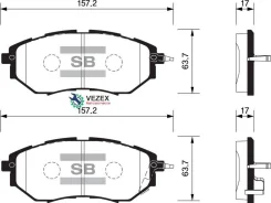 ������� ��������� �������� Sangsin Brake SP1534 Sangsin Brake SP1534 SP1534 ����