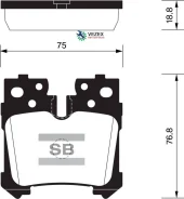 ������� �������� �.! Lexus LS460/LS600 06 SP2301 Sangsin Brake SP2301 SP2301 ����