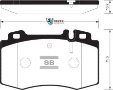 ������� ��������� MB W203/W211 02- �����. Sangsin Brake SP2193 SP2193 ����