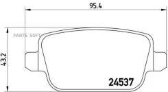 ������� ��������� �������� ����. LAND Rover Freelander 2 (L359) 10/06-10/14 / Volvo (Changan) S80L 0 P44017 ����
