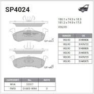     : HI-Q Volvo XC90 II (256), Volvo XC60 II (246) Sangsin Brake SP4024 Sangsin Brake SP4024 SP4024 