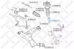 �������� ������������ ��������� Toyota Corolla CDE120/ZZ12# 01/Avensis T25# 03 1198042SX ����