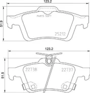 ������� ����. ���. FORD Focus II 07-11, Mazda 5 05-07/ 3 03-06 P24216 ����