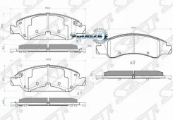 ������� ��������� (�������) Chevrolet Tahoe 06-21 / Cadillac Escalade 06-21 SAT ST-19157524, �������� ST19157524 ����