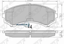 ������� ��������� (�������) Mitsubishi Pajero 91-20 / Mazda Bongo Friendee 95-01 SAT ST-4605A471, �������� ST4605A471 ����