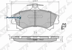 ������� ��������� (�������) Mitsubishi Carisma 95-04 / Colt 02-12 SAT ST-4605A734, �������� ST4605A734 ����