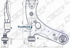 ����� �������� Toyota Avensis (T270) 08-11 / Corolla 06-19 (�������/ ������) SAT ST-48068-12300, ������ �������� ST4806812300 ����