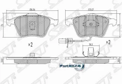 ������� ��������� (�������) Audi A4 00-09 / A6 97-10 SAT ST-8E0 698 151 G, �������� ST8E0698151G ����