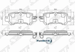 ������� ��������� (�����) Mazda CX-5 11-17 / CX-3 14- SAT ST-K0Y1-26-48Z, ������ STK0Y12648Z ����