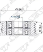����� ���������� ����� Mazda 3 08-13 / 6 07-12 SAT ST-L510-15-930A STL51015930A ����