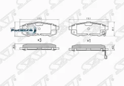 ������� ��������� (�����) Mazda MPV 99-06 SAT ST-LEY4-26-43ZA, ������ STLEY42643ZA ����
