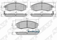 ������� ��������� (�������) Mitsubishi L200 96-16 / Triton 06-11 SAT ST-MR527550, �������� STMR527550 ����