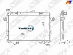 �������� Toyota Land Cruiser (J100) 98-07 / Land Cruiser Cygnus 98-07 SAT TY0009-105-4R TY00091054R ����