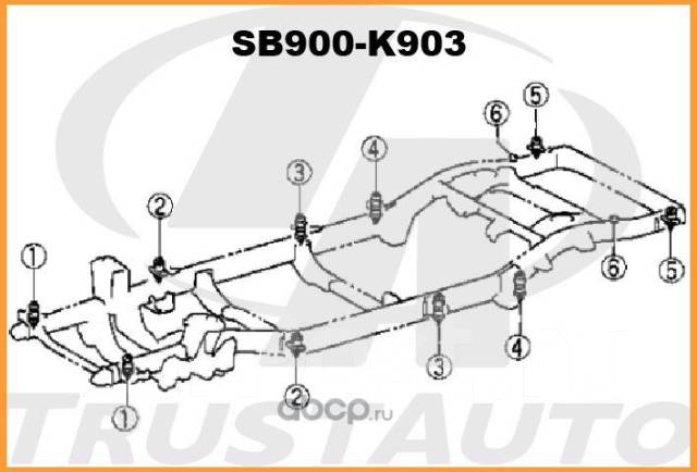    TLC Prado 9# Surf N18# (99-02) Trust AUTO / SB900K903 SB900K903 