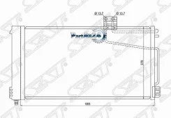 �������� ������������ Mercedes-Benz C-Class 00-08 / CLK-Class 02-10 SAT ST-MD07-394-B0 STMD07394B0 ����