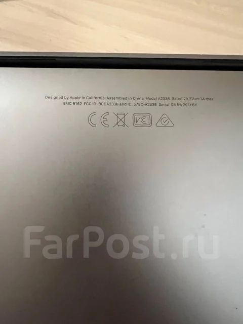 Apple MacBook Pro 13 2022. ��� 8 ��, WiFi: 1, Bluetooth: 1 ����