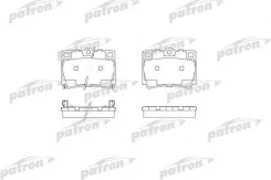 ������� ��������� ������ �������� �������� Mitsubishi Pajero Sport 90 98 [178Patronpbp1570] PBP1570 ����