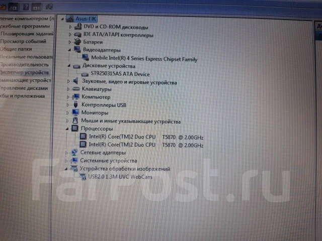 Asus K50I. 15.6", 2����, ��� 4 ��, ���� 250���, WiFi: 1 ����