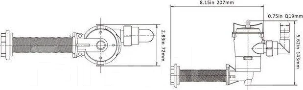 ������� �������������� 12 �, 350 GPH (1324,8 �/���), SeaFlo SFBP1G35005 ����
