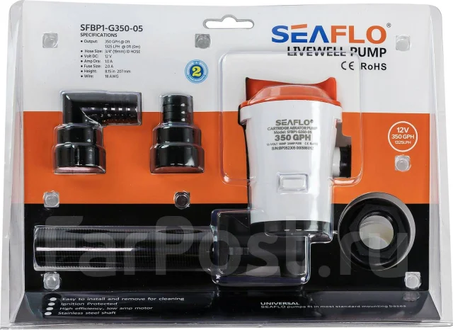 ������� �������������� 12 �, 350 GPH (1324,8 �/���), SeaFlo SFBP1G35005 ����