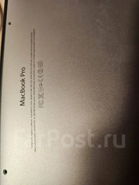 Apple MacBook Pro 15 2012 Mid. 15.4", ��� 256 �� � ������, ���� 256���, WiFi: 1, Bluetooth: 1 ����