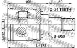    32X50X24 Febest 0111CDT220LH Febest 0111CDT220LH 0111CDT220LH 