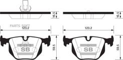   BMW 7 E38, X5 E53 SP2168 Sangsin Brake SP2168 Sangsin Brake SP2168 SP2168 