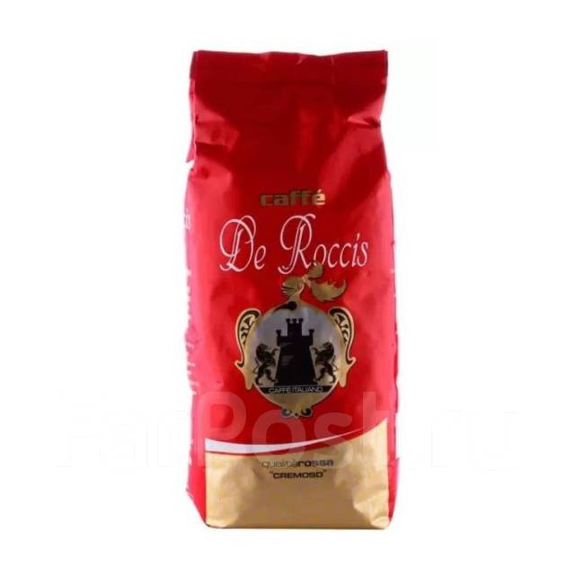 Кофе в зернах De Roccis Rossa Cremoso 1кг, под заказ. Цена: 1 099₽ в ...