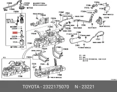 ����� ��������� Toyota OEM (��������) 2322175070 / 2322-175070 Toyota 2322175070 ����